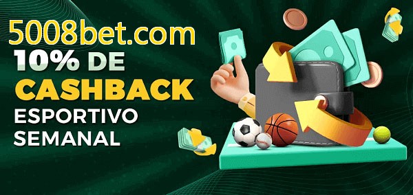 10% de bônus de cashback na 5008bet.com